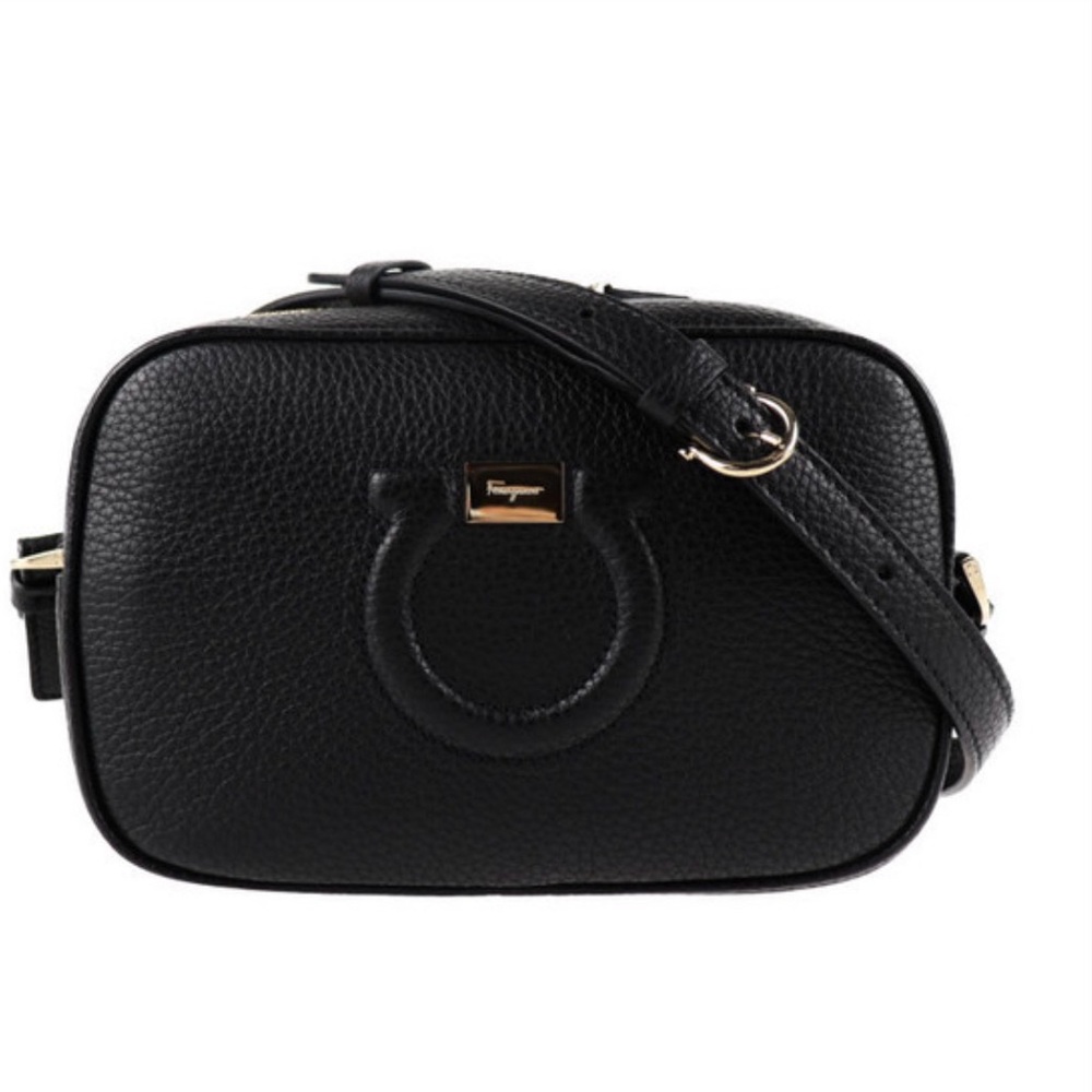 Salvatore Ferragamo Black camera bag
